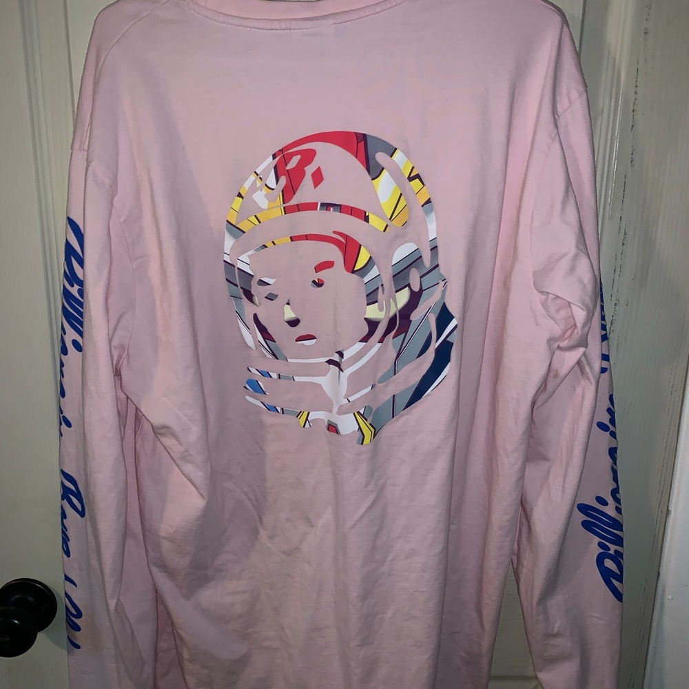 Billionaire Boys Club Salmon Pink Long Sleeve T-Shirt.